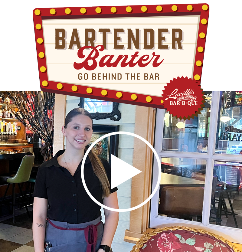 Video thumbnail of Lucille's Bartender Banter series