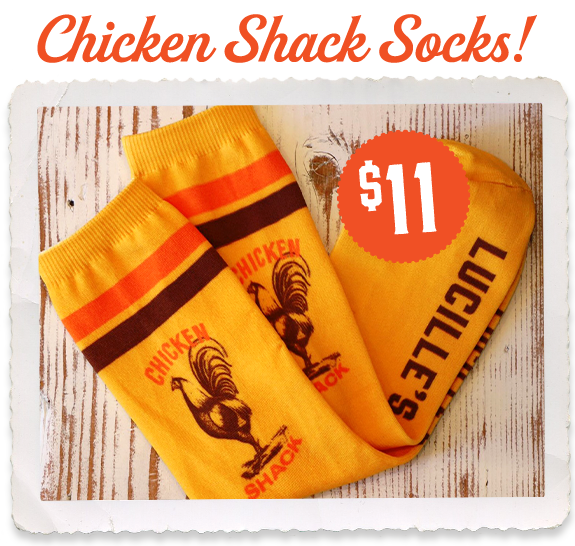 Chicken Shack Socks - $11