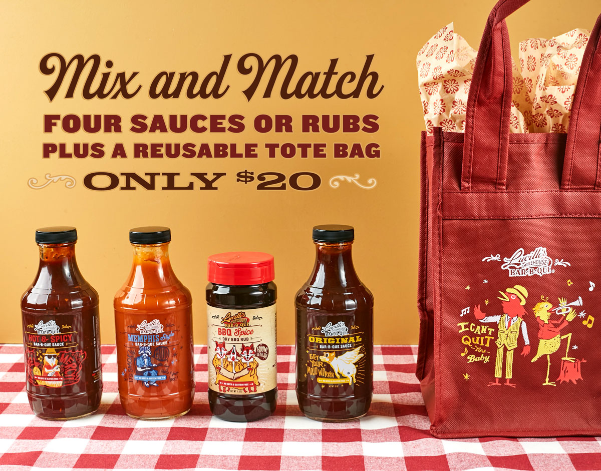 Mix & Match BBQ Rubs & Sauces Gift Set