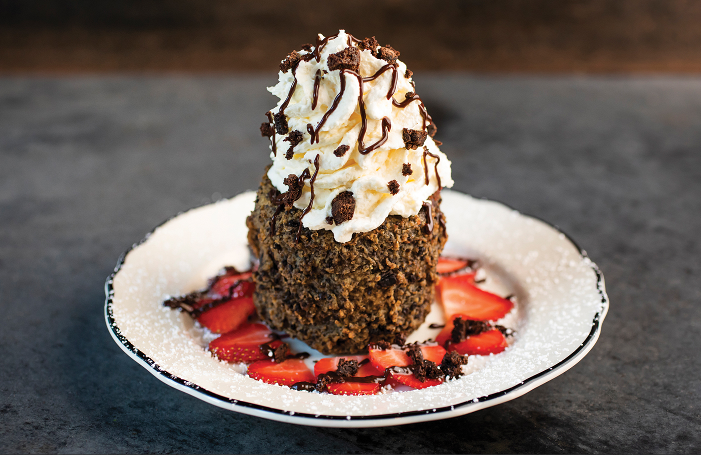 Lucille's Deep Fried Brownie